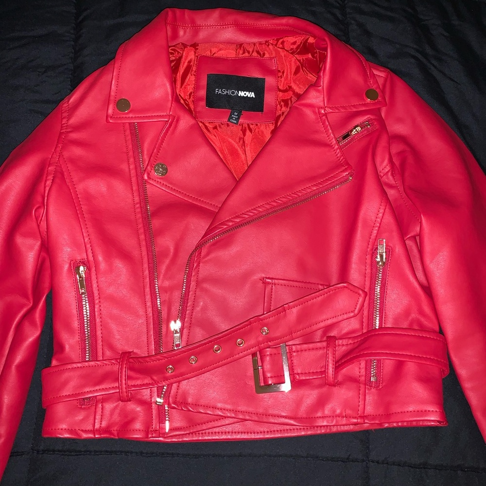 Red Fashion Nova Jacket